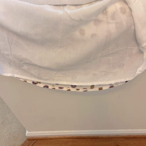 Like new  free people lined top with pockets - Picture 4 of 5